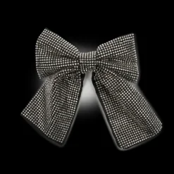 SUI AVA Kelly Crystal Bow Black Diamond