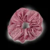 SUI AVA Kelly Crystal Scrunchie Pink