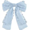 SUI AVA Pastel Crystal Bow Blue