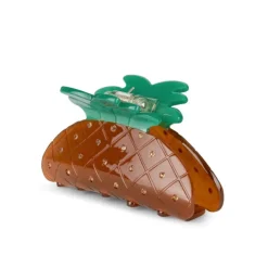 SUI AVA Pineappel Big Hårklemme Brown