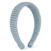 SUI AVA Striped Headband Blue