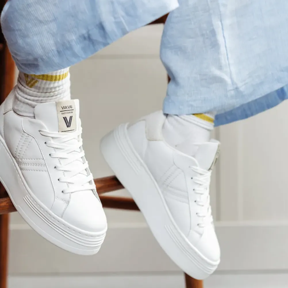 VIA VAI Isa Layne Tropez Bianco Hvid